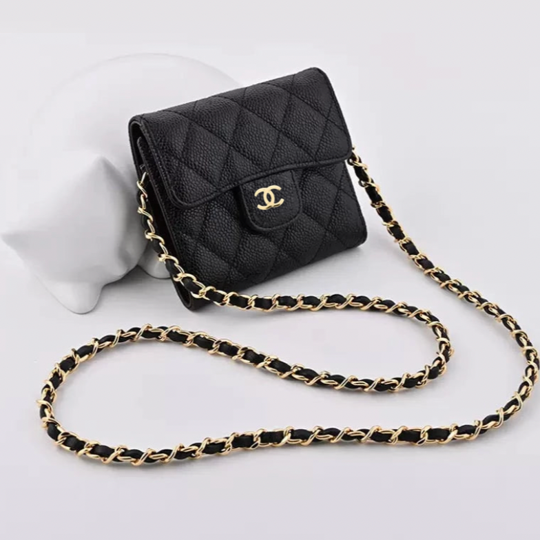 Chanel Black Mini purse chain Womens Fashion Bags  Wallets Purses   Pouches on Carousell